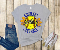 Mascot Softball Claw DTF