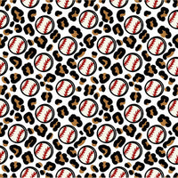 Leopard Baseball sleeve Sublimation Patch