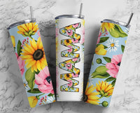 Mama Floral Pattern 17 Tumbler Sublimation