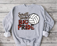Small Town Big Pride Volleyball Sublimation Transfers