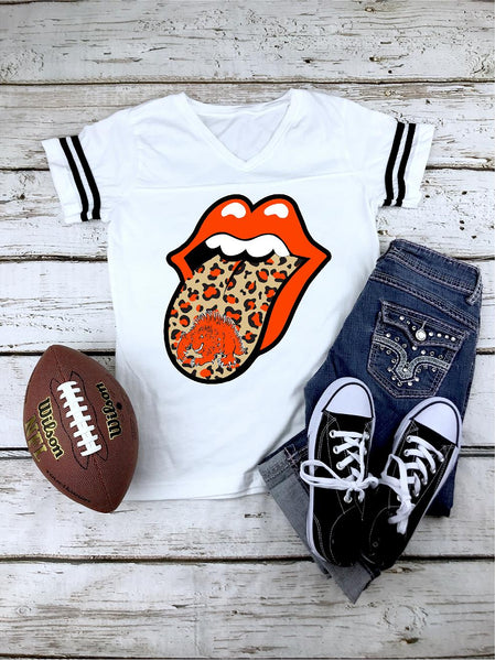 Leopard Tongue School Spirit Springtown Sublimation Transfer