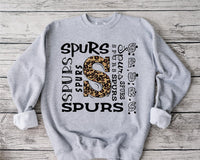 Spurs Typography Sublimation Transfers